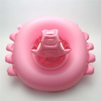 Детский круг надувной в виде крабике с сиденьямями фото